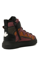 Высокие кожаные кеды Dsquared2