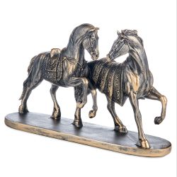 ФИГУРКА ДЕКОРАТИВНАЯ "ЛОШАДИ" 29*10*17,8 СМ