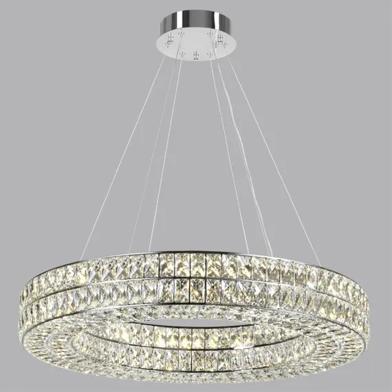 4927/85L L-VISION ODL24 583 хром/металл/хрусталь Люстра LED 85W 4000K 5074Лм PANTA