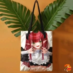 Сумка шоппер с принтом Эта фарфоровая кукла влюбилась