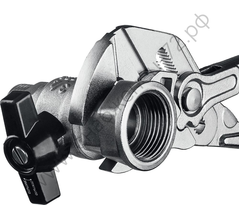 KRAFTOOL VISE-WRENCH X 250 мм, Клещи переставные-гаечный ключ (22067)