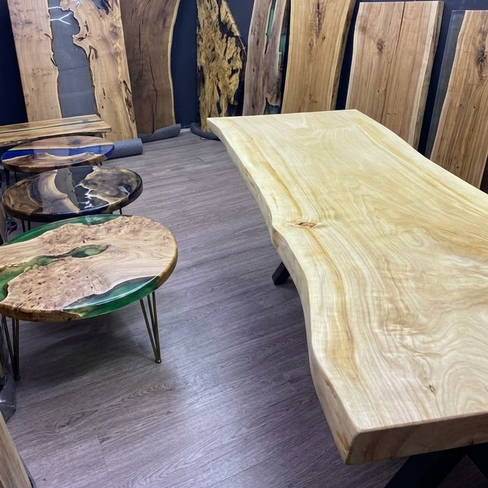 Обеденный стол из тополя WHITE 220