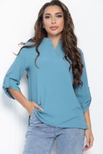 Блуза Эва (морская волна) Б11054 LT Collection