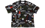 A Bathing Ape Bathing Ape Hand Draw Pattern Relaxed Fit Tee Футболка
