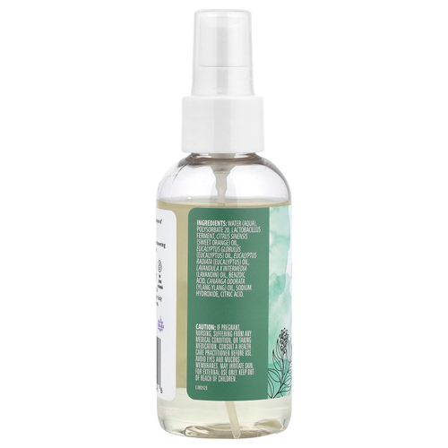 Aura Cacia, ароматерапевтический спрей, эвкалипт, 118 мл (4 жидк. унции)