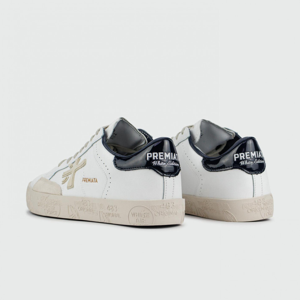 кеды Premiata Steven White Cream