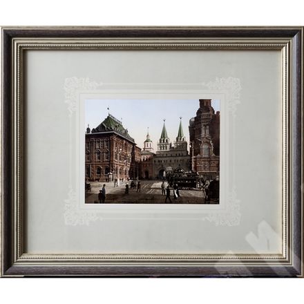 Павлов П.П. Иверские ворота в Москве. Бумага, фотохром. ок. 1908 г.