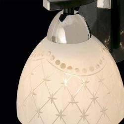 Citilux Кристи CL152311 Бра с выключателем Чёрный Хром