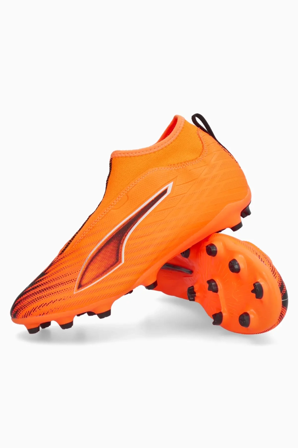 Бутсы Puma Ultra 6 Match+ LL FG/AG Junior - оранжевый