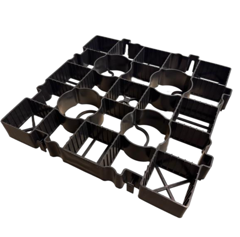 Газонная решетка ECOGRID 55 (цвет: чёрный), м2