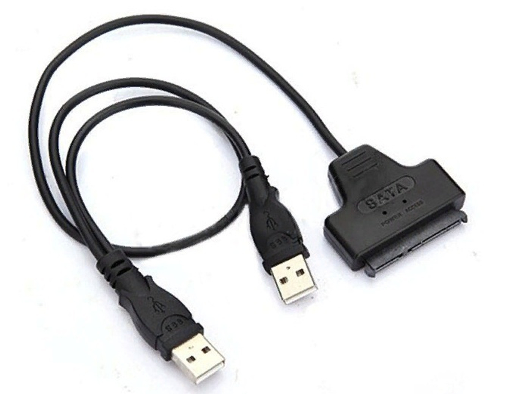 Высокоскоростной адаптер USB 2.0 для SATA 7+15 для 2.5" жестких дисков HDD