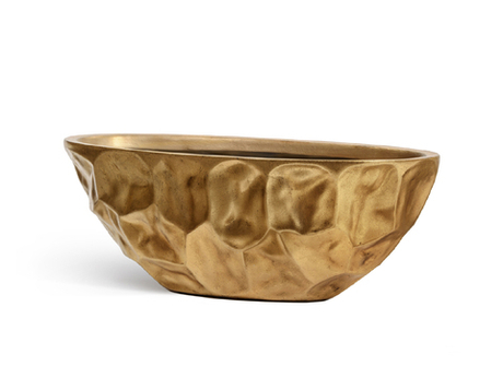 Кашпо TREEZ Effectory - Metal - Высокая лодка Design Crumple