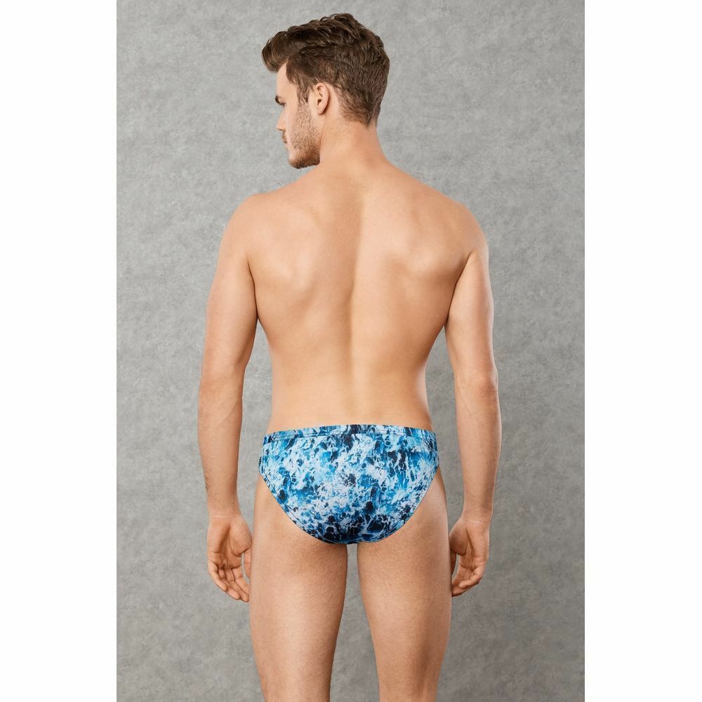 Мужские слипы синие с принтом Doreanse 1265