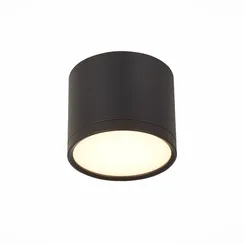 ST113.432.09 Светильник потолочный Черный LED 1*9W 3000K 702Lm Ra>90 120° IP20 D88xH75 170-240V Накладные светильники