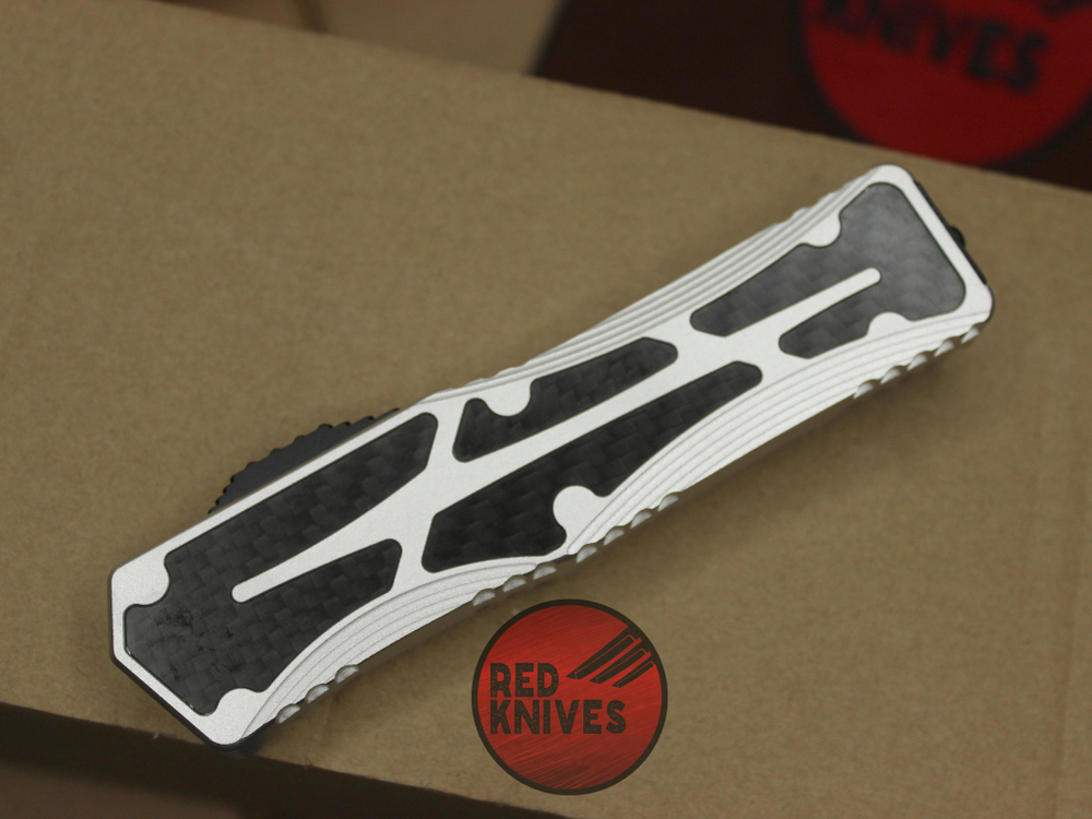 Нож Heretic Knives Colossus D/E - рукоять светлый алюминий , блэеквош клинок