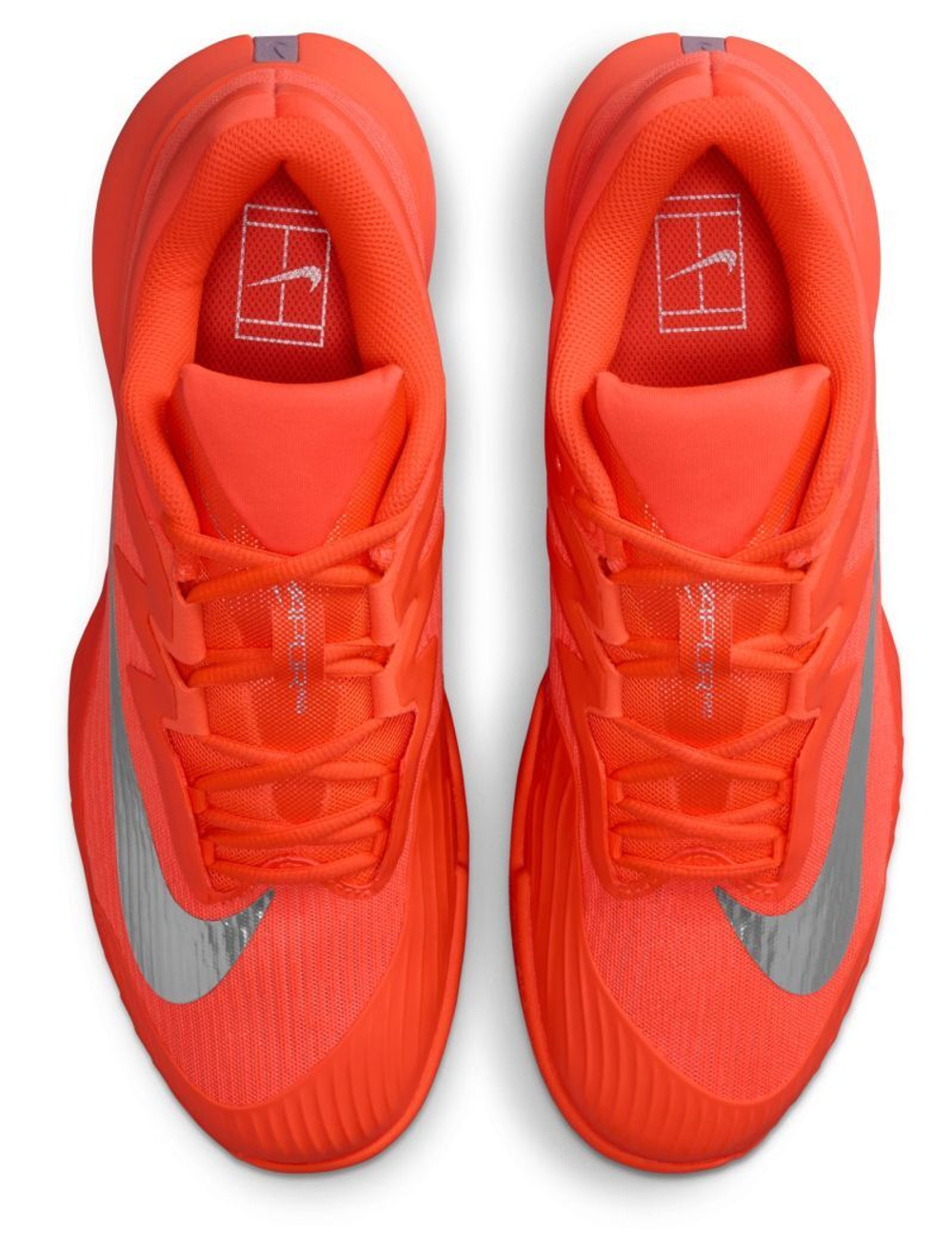 Мужские кроссовки теннисные Nike Zoom Vapor Pro 3 Clay Premium - hyper crimson/metallic silver