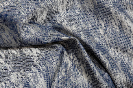 Покрывало на кровать 260x260 Garda Decor Houston синее с серым