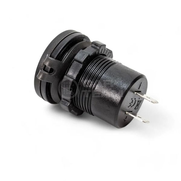Вольтметр врезной 12V/24V с синей LED подсветкой (арт. DYB-005)
