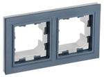 BRITE Рамка 2-местная IP44 РУ-2-БрМ-44 маренго IEK