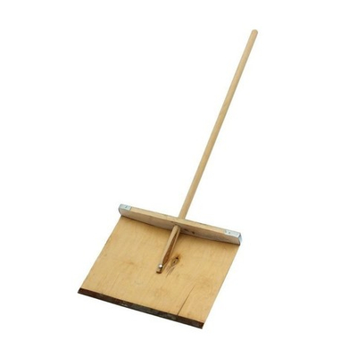 Лопата снеговая дерев 380*500  с/черен (10)