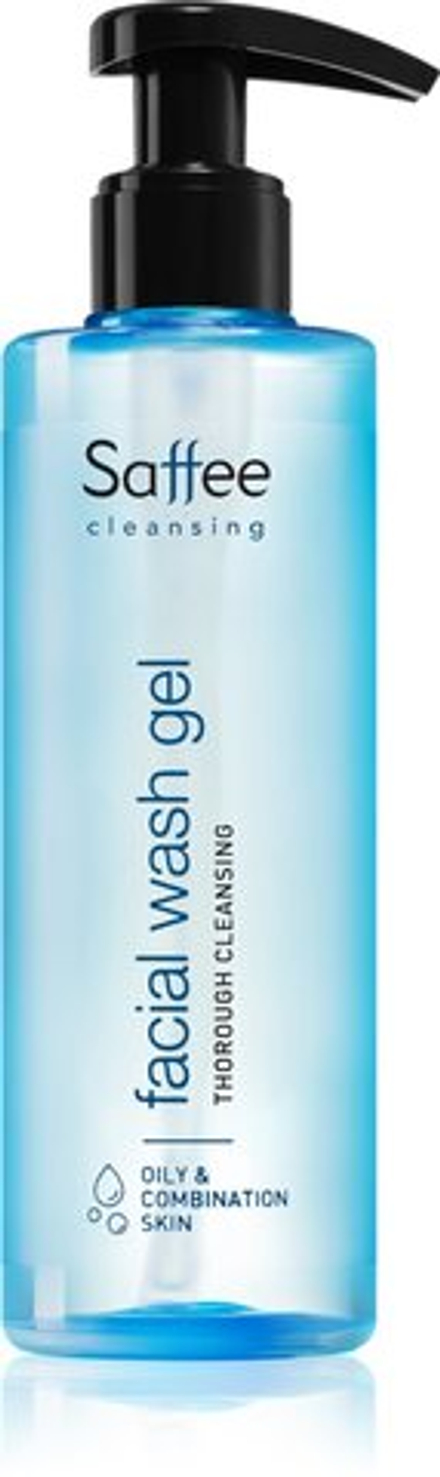 Saffee Cleansing Facial Wash Gel - очищающий гель для жирной и комбинированной кожи /   250  ml  / GTIN 8059300538975