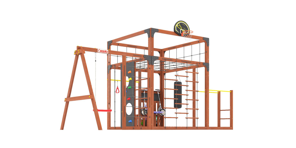 Детская площадка Савушка КУБ-6 (Махагон)