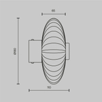 Настенный светильник (бра) Maytoni MOD555WL-L4CH4K