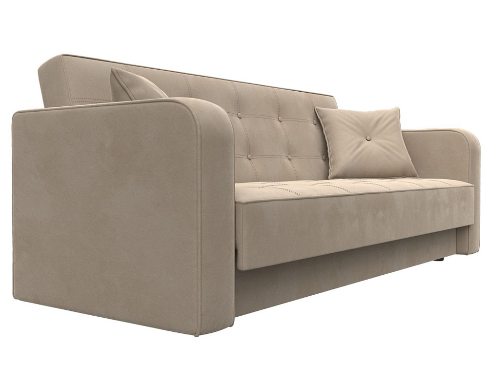 Диван-книжка Тур, Бежевый, Велюр, 121774