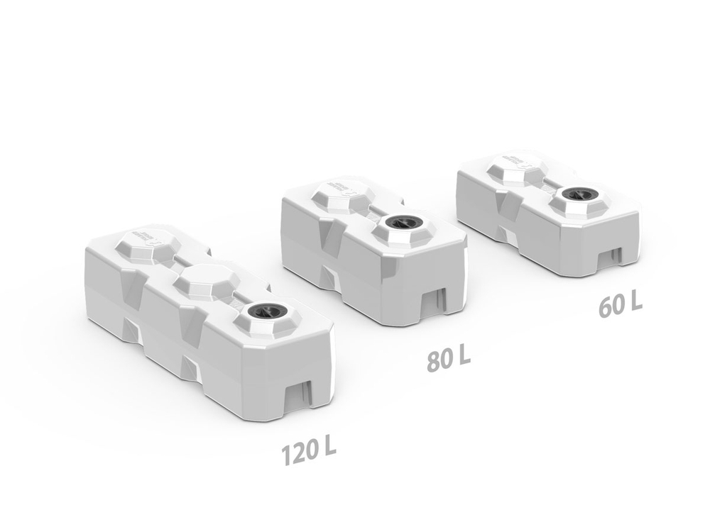 Ёмкость пластиковая пищевая Полимер-Групп T 80 л. прямоугольные (795x395x337см;5,3кг;белый) - арт.559031