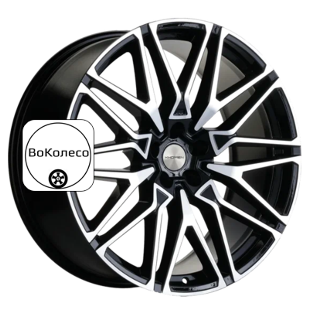 9,5x21/5x112 ET37 D66,6 KHW2103 (X5/X6/X7 осн.) Black-FP Khomen Wheels