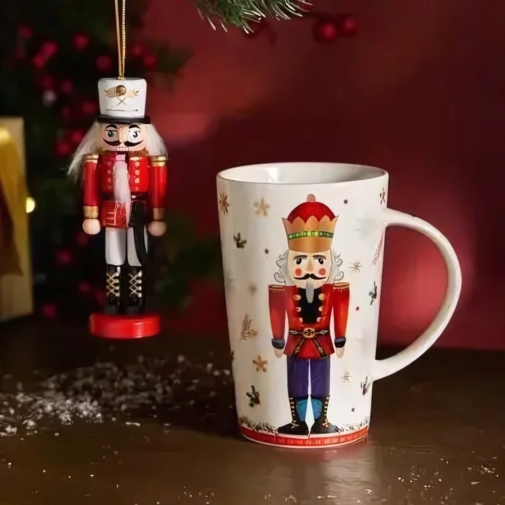 Набор подарочный «ЩЕЛКУНЧИК» (кружка 385мл+ёлочная игрушка) красный