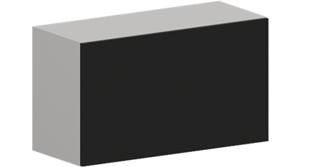 Кухня Модуль ШВГ 809 Белый / Черный матовый