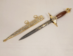 Кортик офицерский "Герб РФ" украшенный (Златоуст)