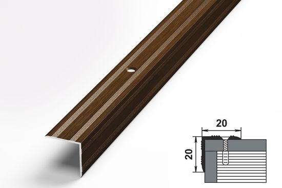 Порог Угол ПУ 05.1800.094 наружный ВЕНГЕ