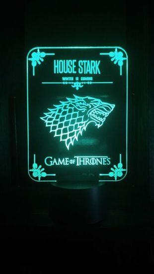 3D светильник Игра Престолов