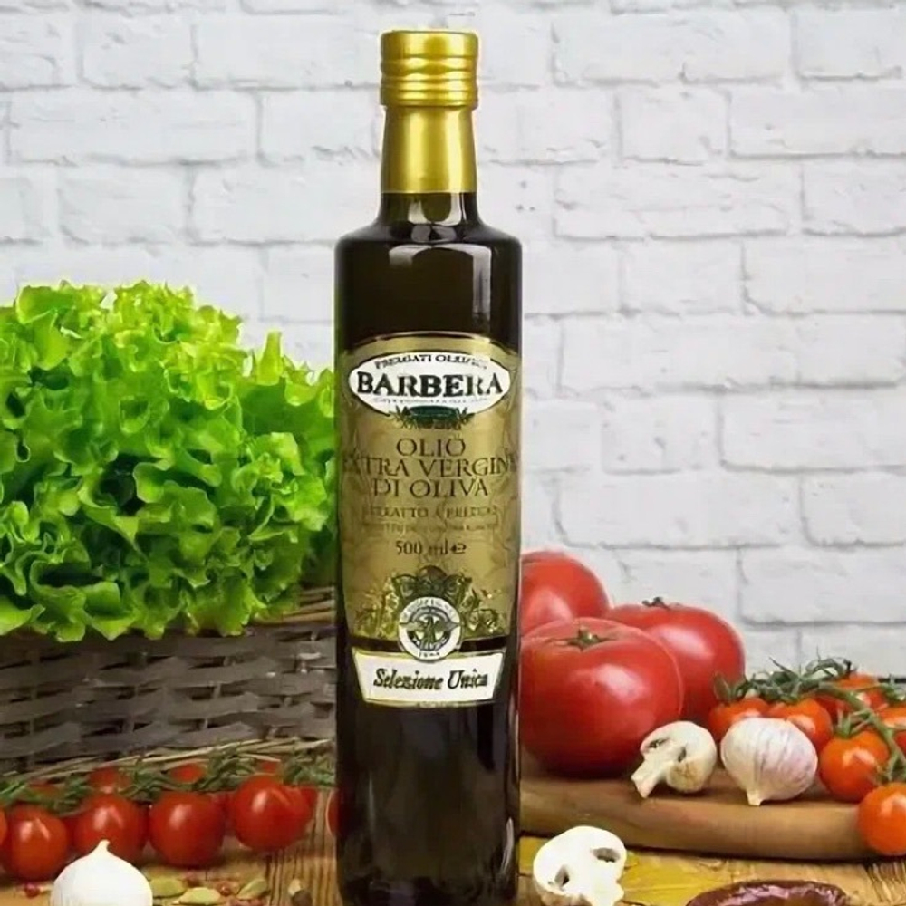 Оливковое масло BARBERA Selezione Unica  Extra Virgin 500 мл Италия