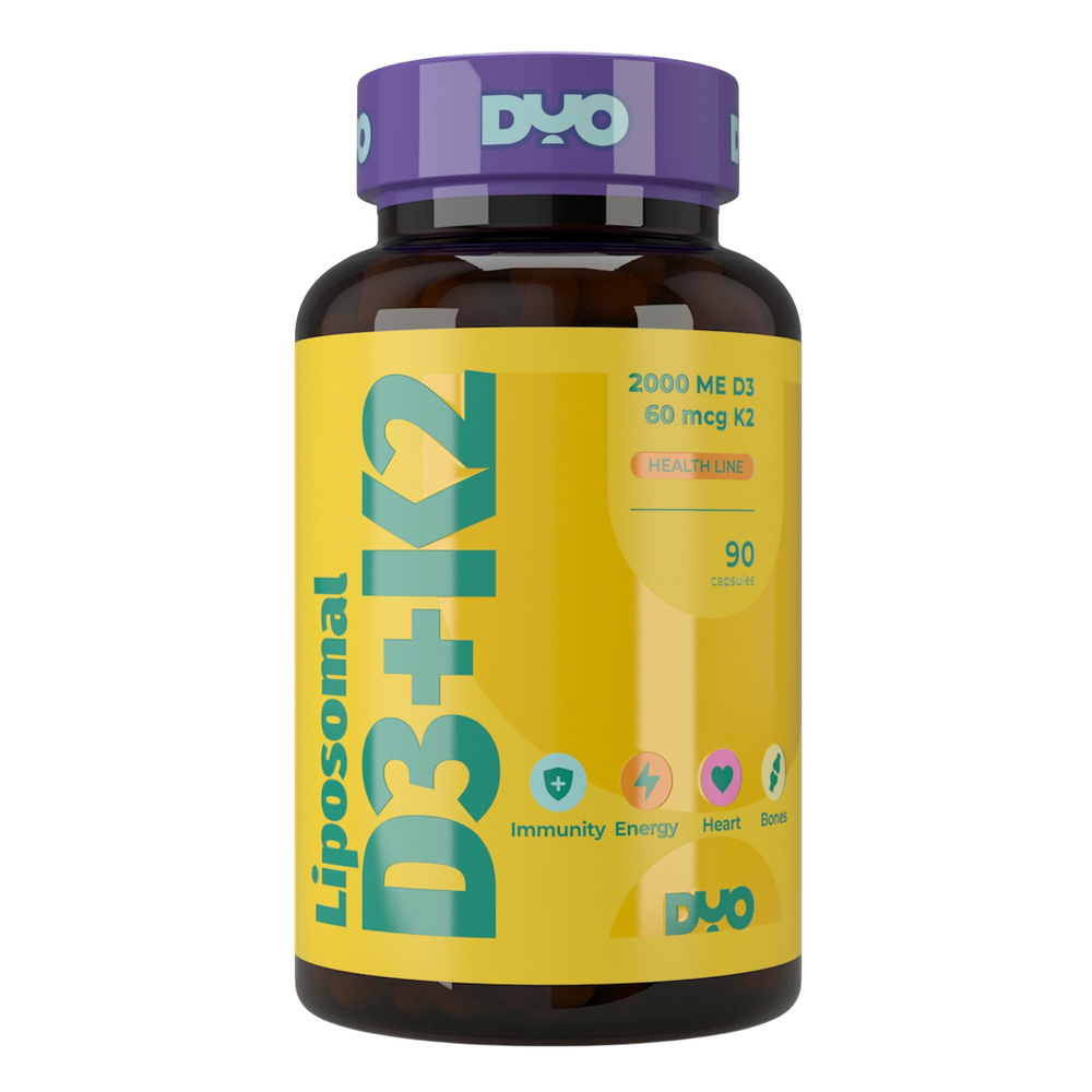 Liposomal vitamin D3+K2
