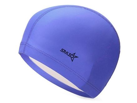 Шапочка для плавания комбинированная SAILTO :PU-N7  (Синий)