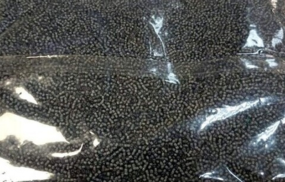 Бисер некалиброванный, 450 гр, размер 12/0, пр-во Китай