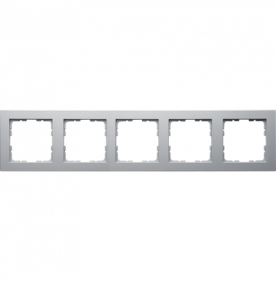 Рамка G-Classic 5-постовая, цвет Алюминий