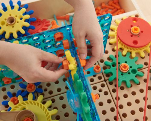 STEM Набор шестеренок расширенный, 198 штук