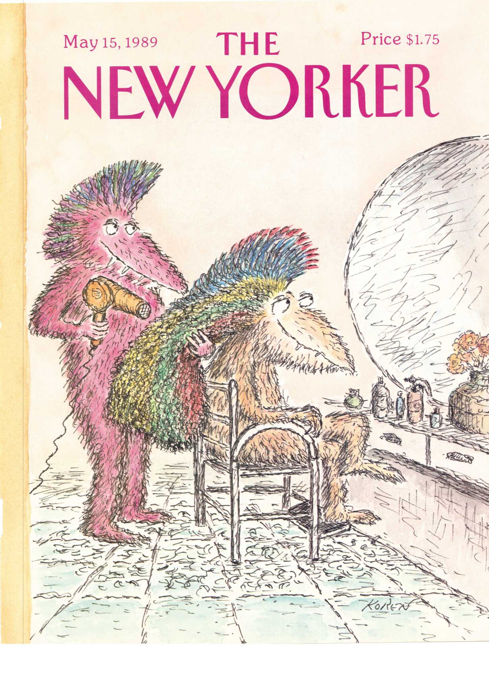 Журнал The New Yorker 15-05-1989, обложка