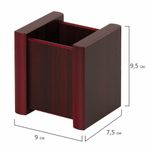 Набор подарочный настольный BESTAR "Platon" из дерева, 11 предметов, цвет "красное дерево", 236373