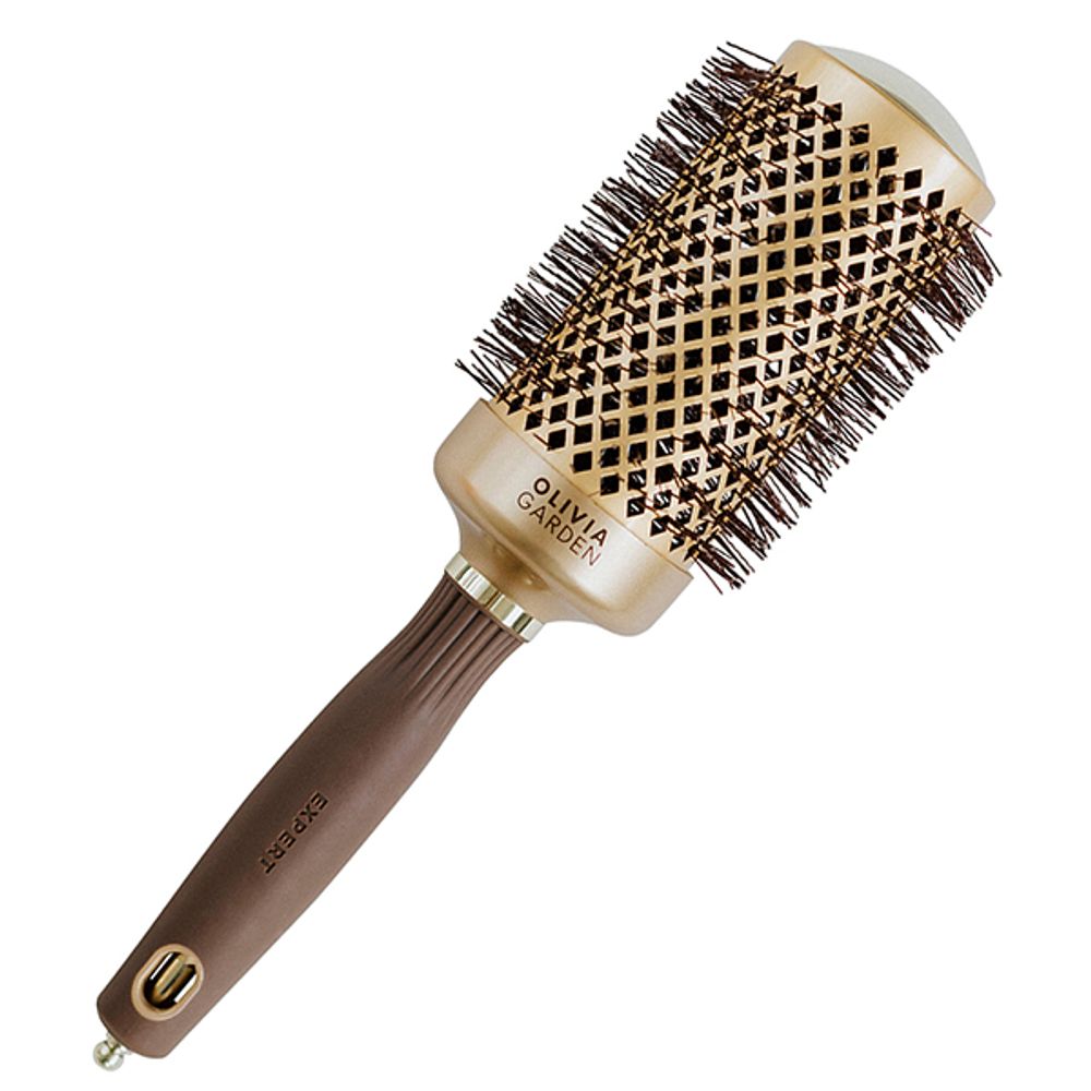 Термобрашинг EXPERT BLOWOUT SHINE Wavy Bristles Gold&Brown 55 мм Коричневый (07342) - 2