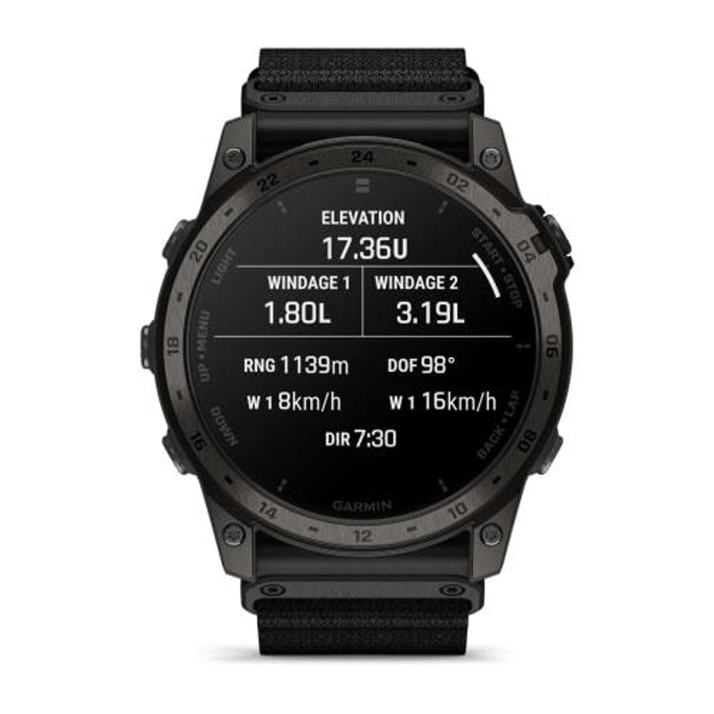 Смарт часы Garmin Tactix 7 Amoled edition, черный нейлоновый ремешок