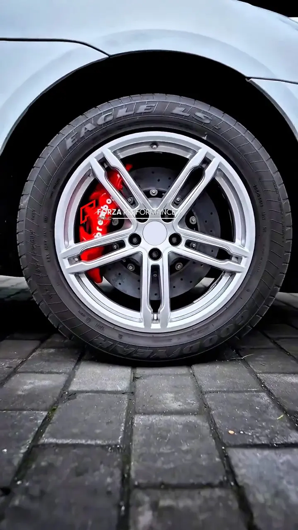 Карбон керамическая тормозная система для PORSCHE MACAN 2021 - 2024 Порше Тормоза Суппорт Тормозные диски Колодки