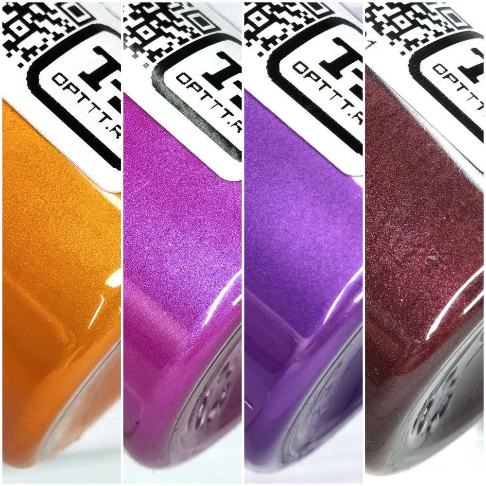 Набор перламутровых пигментов - ЦВЕТНЫЕ 24 штуки в ассортименте