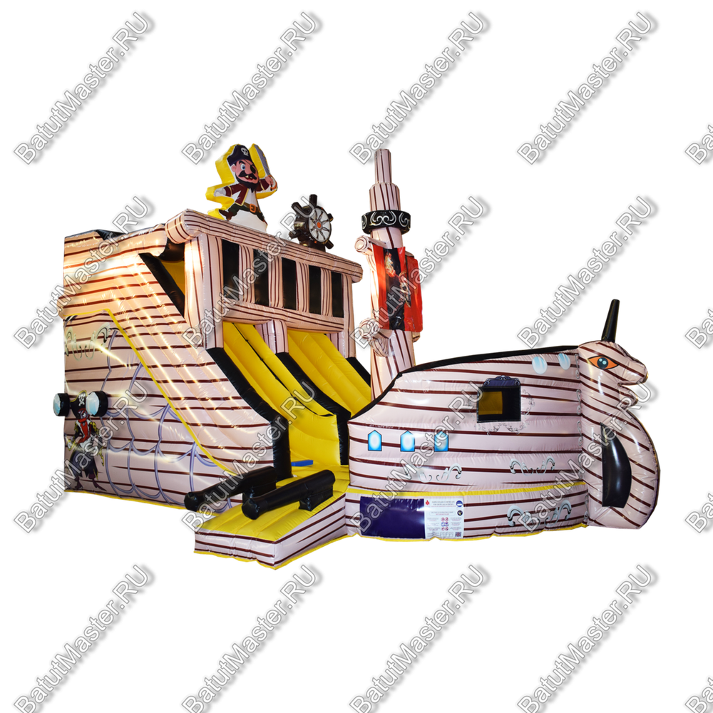 Коммерческий надувной батут-корабль "Атлантис - 2", 10*5*5 м