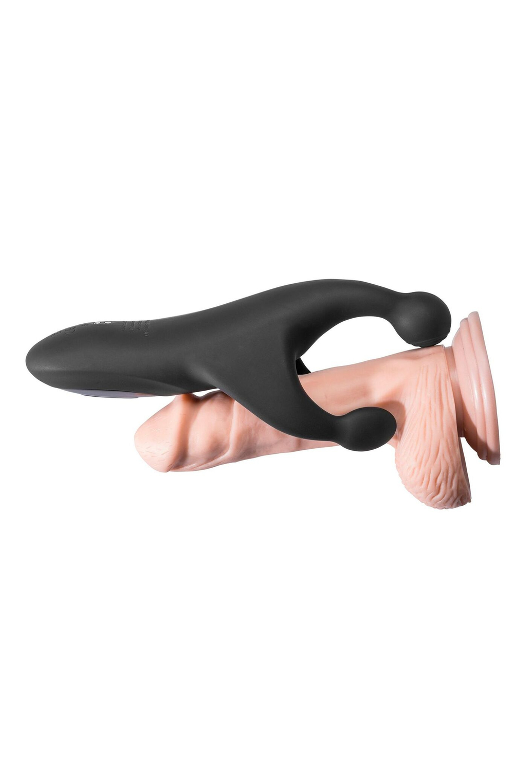 Многофункциональный стимулятор для мужчин Vibro Angel (Цвет: черный)