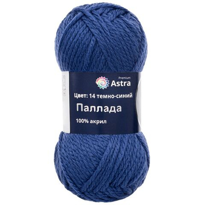 Пряжа Паллада Астра 100гр. 100м, 100% акрил 1шт